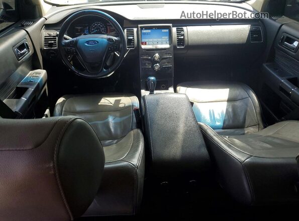 2FMGK5C87GBA20113 2016 FORD FLEX Белый Вид панели приборов