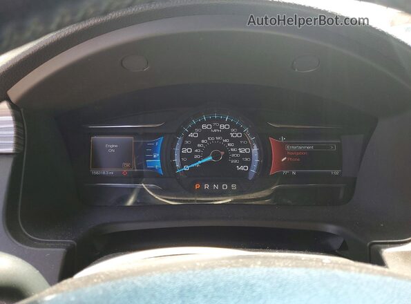 2FMGK5C87GBA20113 2016 FORD FLEX Белый Вид щитка приборов