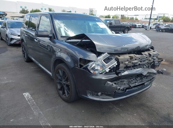 2FMGK5C88KBA12403 2019 FORD FLEX Black უკანა სალონის ხედი