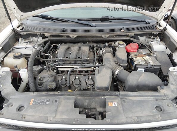 2FMGK5D82KBA04151 2019 FORD FLEX White Widok z tyłu