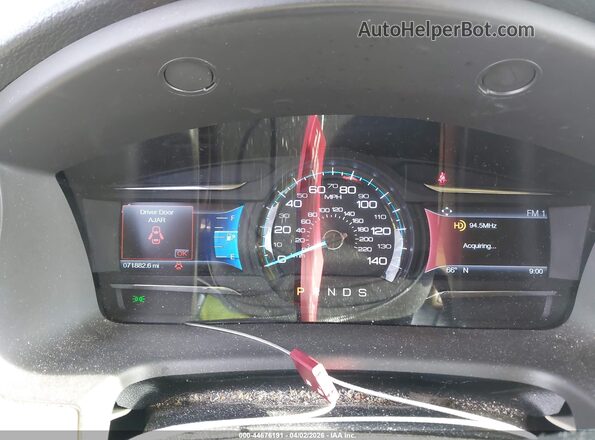 2FMGK5D84HBA07433 2017 FORD FLEX Золотой Вид задних сидений