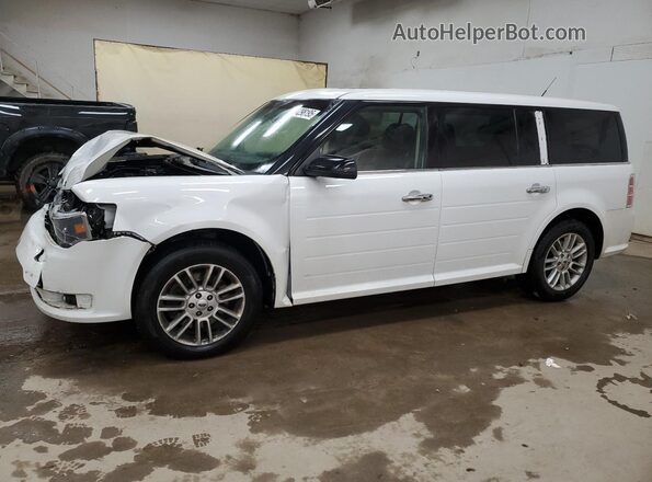 2FMHK6C82KBA02492 2019 FORD FLEX White Przód lewy