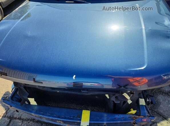 2FMHK6C82KBA10608 2019 FORD FLEX Blue Widok komory silnika