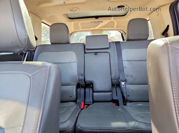 2FMHK6C82KBA10608 2019 FORD FLEX Blue Widok tylnych siedzeń
