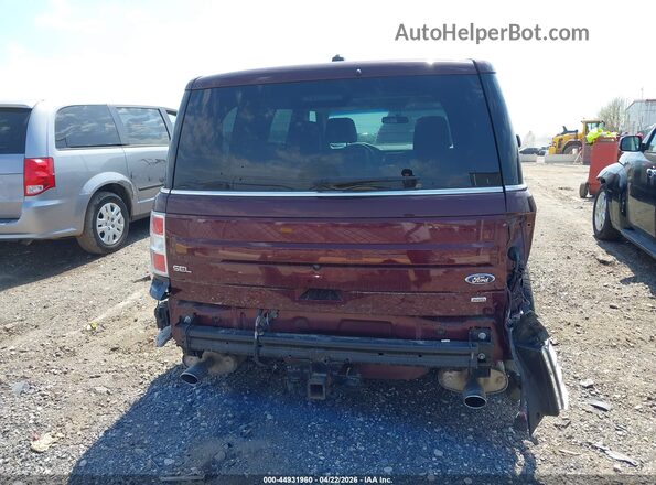 2FMHK6C89KBA33447 2019 FORD FLEX Burgundy 