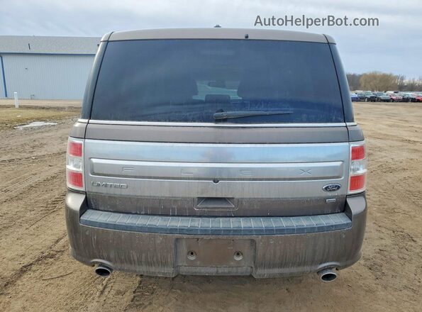 2FMHK6D82KBA04418 2019 FORD FLEX Brown Widok z tyłu