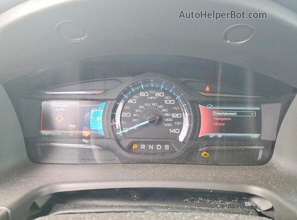 2FMHK6D82KBA04418 2019 FORD FLEX Brown Widok zestawu wskaźników