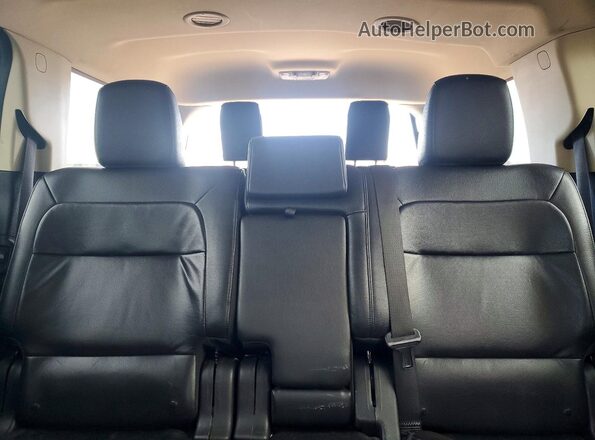 2FMHK6D82KBA04418 2019 FORD FLEX Brown Widok tylnych siedzeń