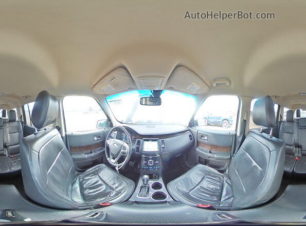 2FMHK6D82KBA04418 2019 FORD FLEX Brown 