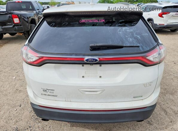 2FMPK3G90GBC40099 2016 FORD EDGE White Widok z tyłu