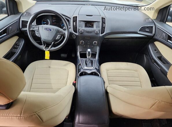 2FMPK3G90GBC40099 2016 FORD EDGE White Widok deski rozdzielczej