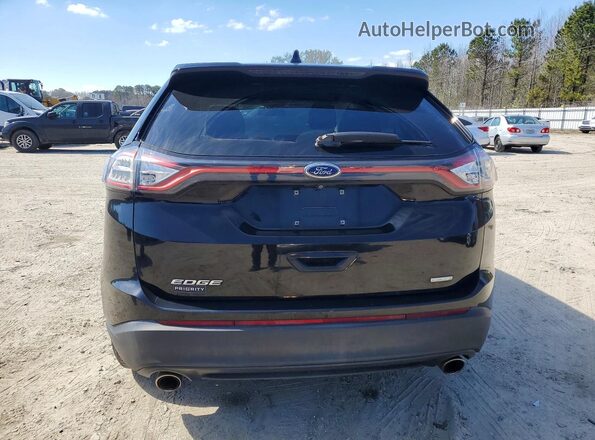 2FMPK3G95GBC34024 2016 FORD EDGE Black Вид ззаду