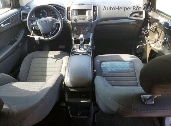 2FMPK3G95GBC34024 2016 FORD EDGE Black Вид панелі приладів