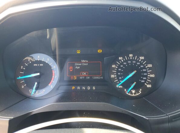 2FMPK3G95GBC34024 2016 FORD EDGE Black Вид щитка приладів