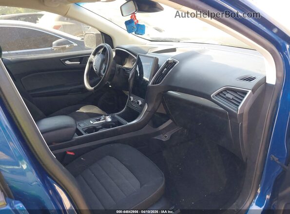 2FMPK3G95MBA22574 2021 FORD EDGE Синий Вид салона спереди