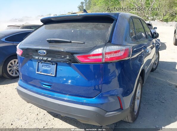 2FMPK3G95MBA22574 2021 FORD EDGE Синий Задняя правая четверть