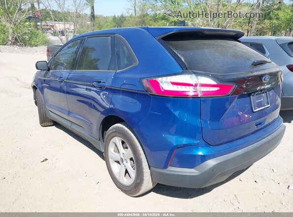 2FMPK3G95MBA22574 2021 FORD EDGE Синий Задняя левая четверть