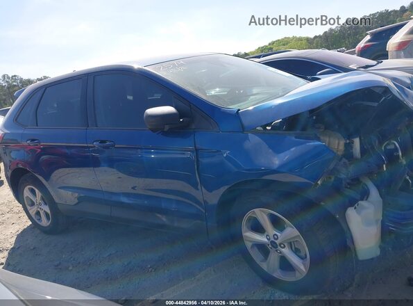 2FMPK3G95MBA22574 2021 FORD EDGE Синий Вид задней части салона