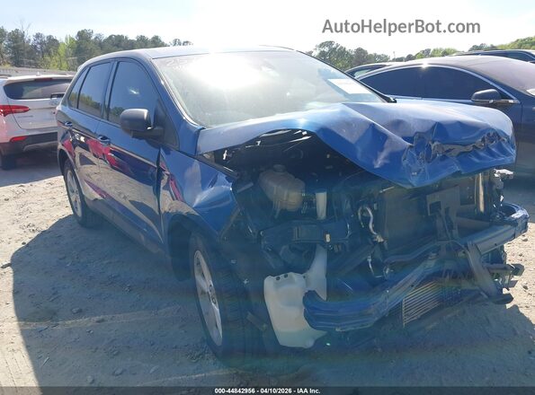 2FMPK3G95MBA22574 2021 FORD EDGE Синий Передняя правая четверть