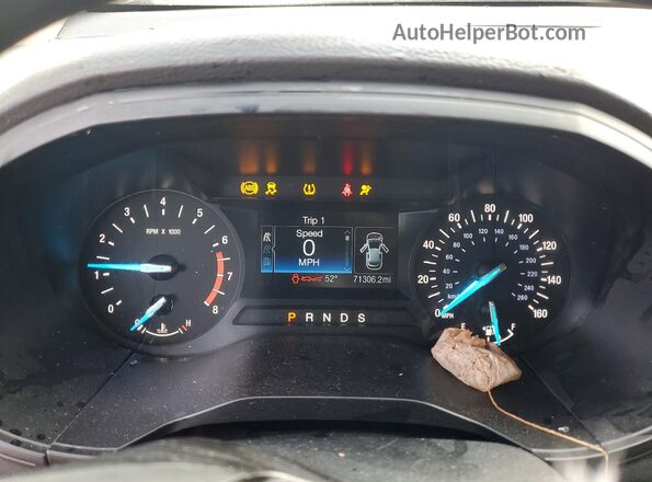 2FMPK3G98LBA72934 2020 FORD EDGE Черный Вид щитка приборов