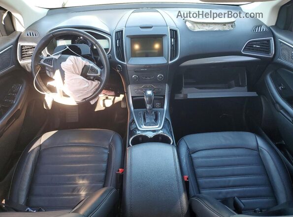 2FMPK3J82JBB28766 2018 FORD EDGE Серебряный Вид панели приборов