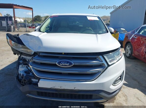 2FMPK3J87HBC69049 2017 FORD EDGE Белый Вид задней части салона