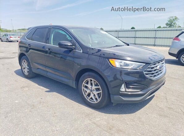 2FMPK3J90MBA21888 2021 FORD EDGE Black Przód prawy