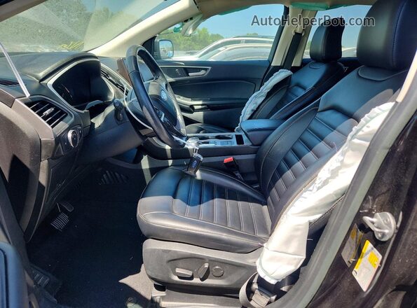 2FMPK3J90MBA21888 2021 FORD EDGE Black Widok wnętrza z przodu