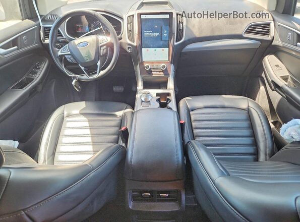 2FMPK3J90MBA21888 2021 FORD EDGE Black Widok deski rozdzielczej
