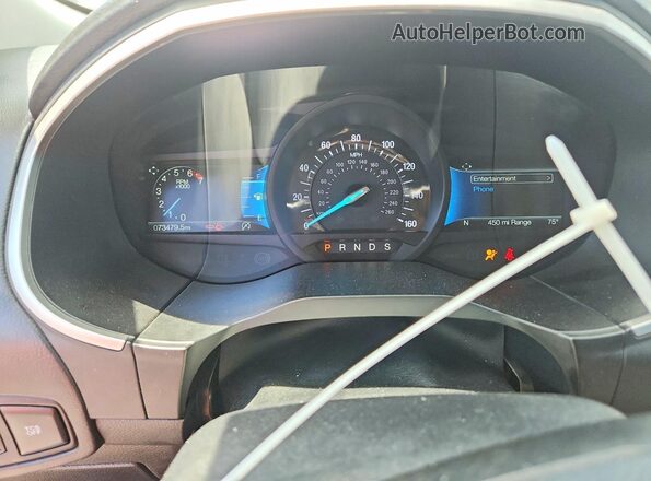 2FMPK3J90MBA21888 2021 FORD EDGE Black Widok zestawu wskaźników