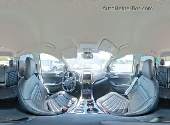 2FMPK3J90MBA21888 2021 FORD EDGE Black Widok wnętrza 360 stopni
