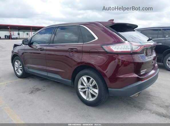 2FMPK3J91HBC09194 2017 FORD EDGE Бордовый Задняя левая четверть