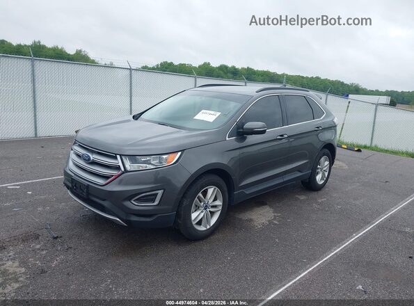 2FMPK3J95HBC02345 2017 FORD EDGE Серый Передняя левая четверть