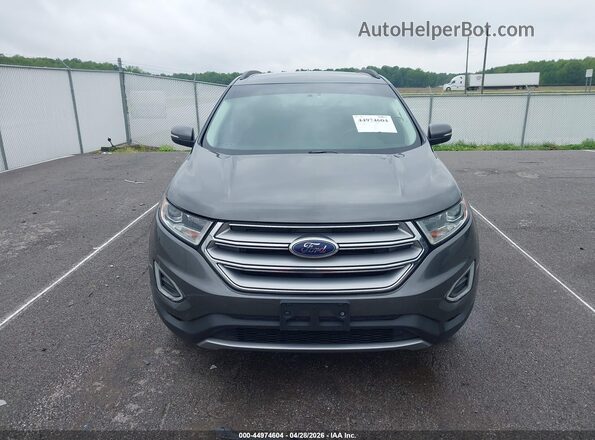 2FMPK3J95HBC02345 2017 FORD EDGE Серый Вид щитка приборов