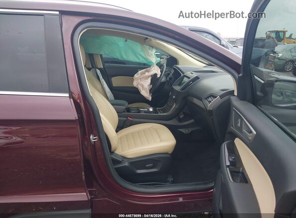 2FMPK3J95LBA10643 2020 FORD EDGE Burgundy Front interior view