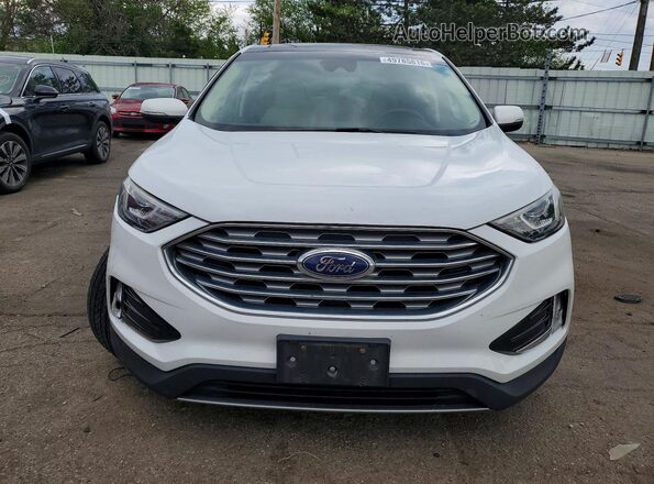 2FMPK3J96KBC70516 2019 FORD EDGE Белый Вид спереди