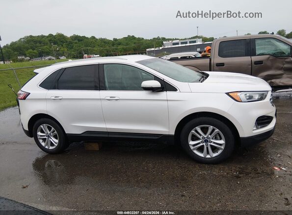 2FMPK3J99KBB13126 2019 FORD EDGE Белый Вид задней части салона