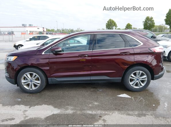 2FMPK3J99LBA57321 2020 FORD EDGE Бордовый Панорамный вид салона 360°