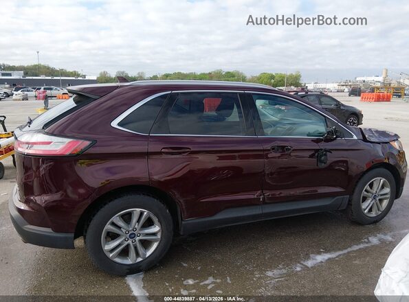 2FMPK3J99LBA57321 2020 FORD EDGE Бордовый Вид спереди