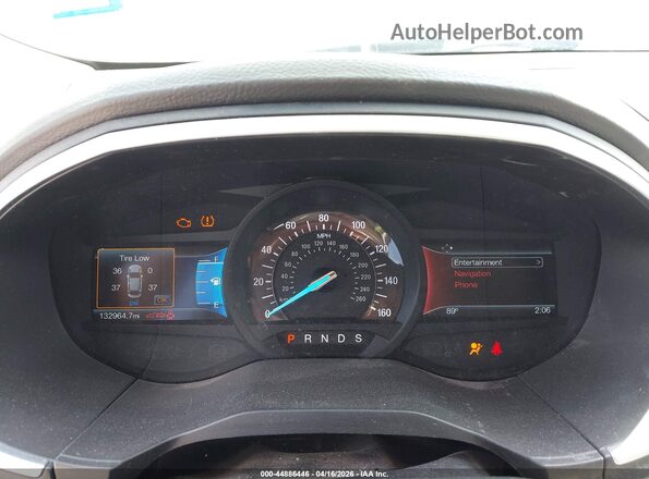 2FMPK3K85HBB10481 2017 FORD EDGE Бордовый Вид задних сидений