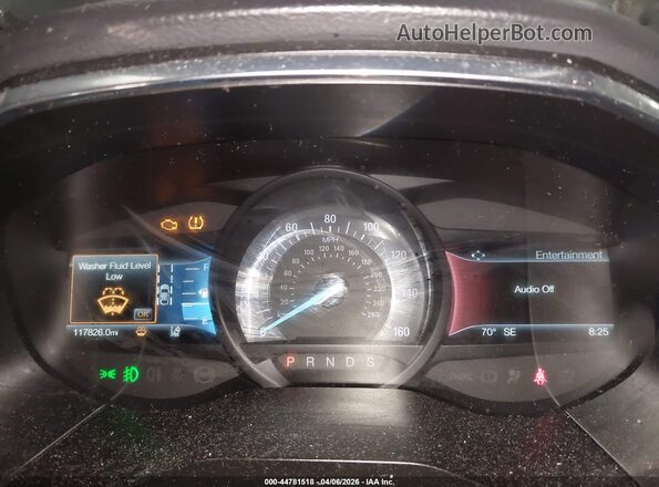 2FMPK3K90LBA45475 2020 FORD EDGE Black Widok tylnych siedzeń