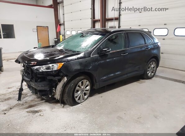 2FMPK3K90LBA45475 2020 FORD EDGE Black Przód lewy