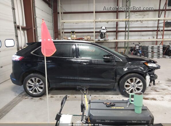 2FMPK3K90LBA45475 2020 FORD EDGE Black Widok wnętrza 360 stopni