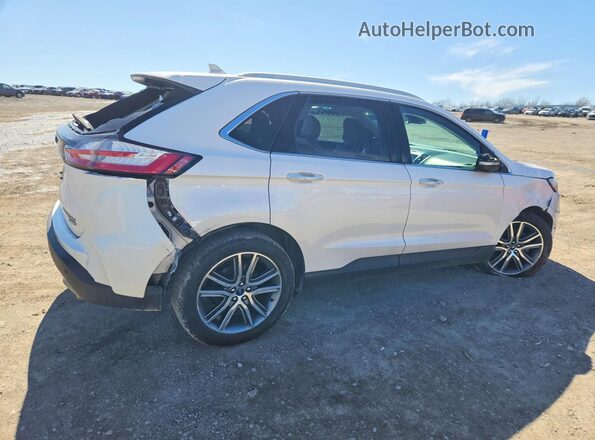 2FMPK3K93KBC57737 2019 FORD EDGE White Tył prawy