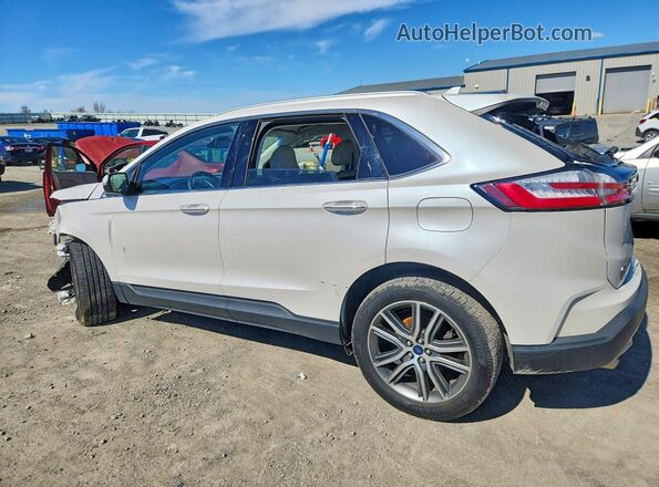 2FMPK3K93KBC57737 2019 FORD EDGE White Tył lewy