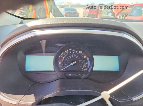 2FMPK3K93KBC57737 2019 FORD EDGE White Widok zestawu wskaźników