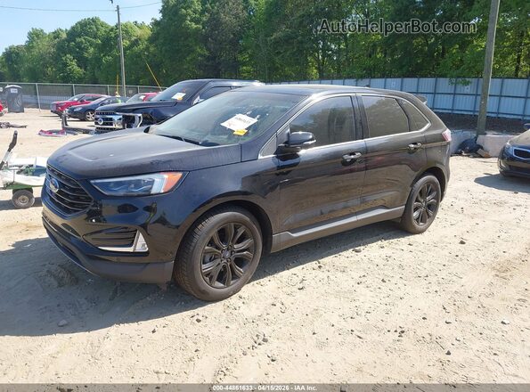 2FMPK3K93LBA45650 2020 FORD EDGE Black წინა მარცხენა ხედი სამი მეოთხედიდან