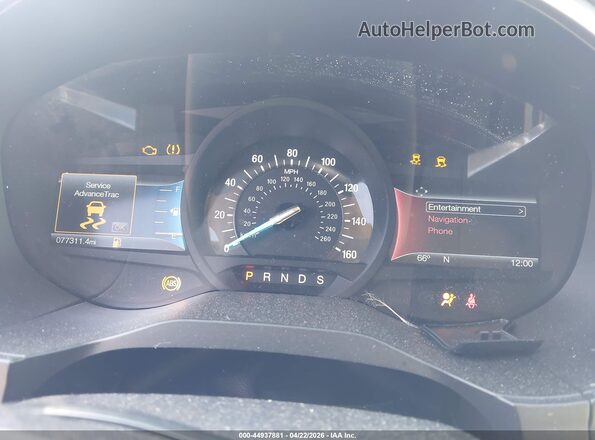 2FMPK3K94HBB90641 2017 FORD EDGE Черный Вид задних сидений