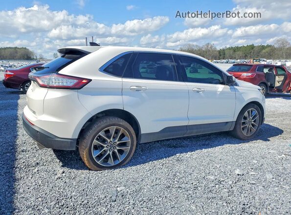 2FMPK3K97JBC04683 2018 FORD EDGE Белый Задняя правая четверть