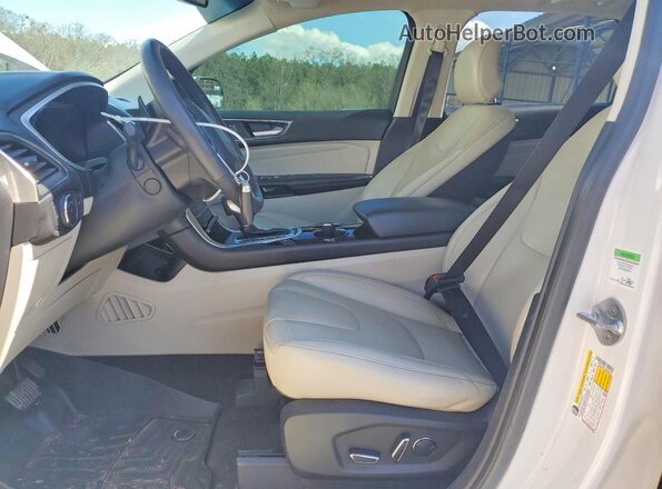 2FMPK3K97JBC04683 2018 FORD EDGE Белый Вид салона спереди